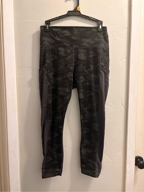 Fabletics Camo Leggings with Side Pockets